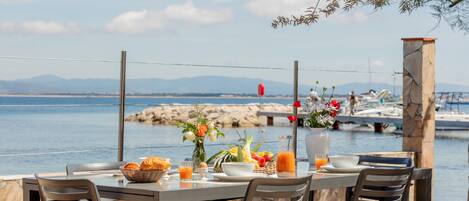 Opções para refeição ao ar livre