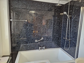 House | Bathroom | Shower, hair dryer, towels