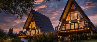 Three-Bedroom A Frame Chalet in Dealu Mare