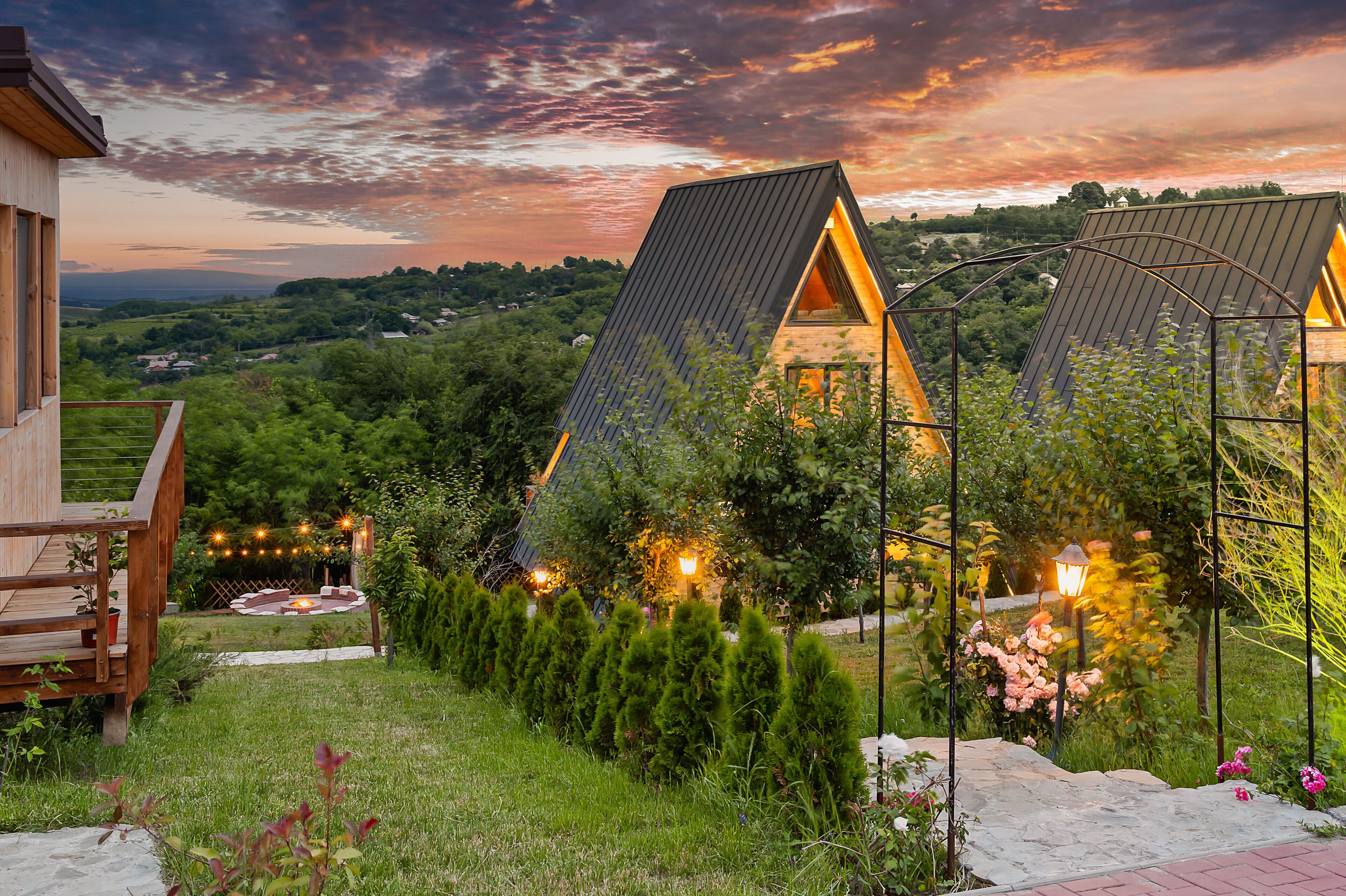 Overnatningsstedets område