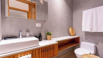 Serviettes fournies, savon, shampoing