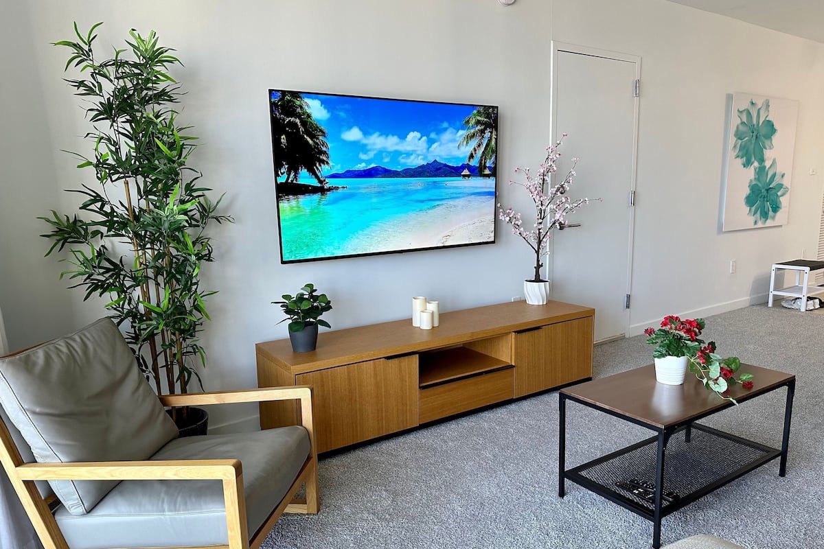 Appartamento Comfort, 1 camera da letto | Area soggiorno | TV LED 40 pollici con canali via cavo, TV