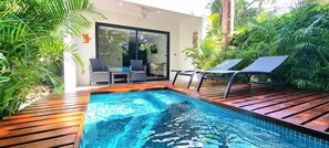 Alberca al aire libre 