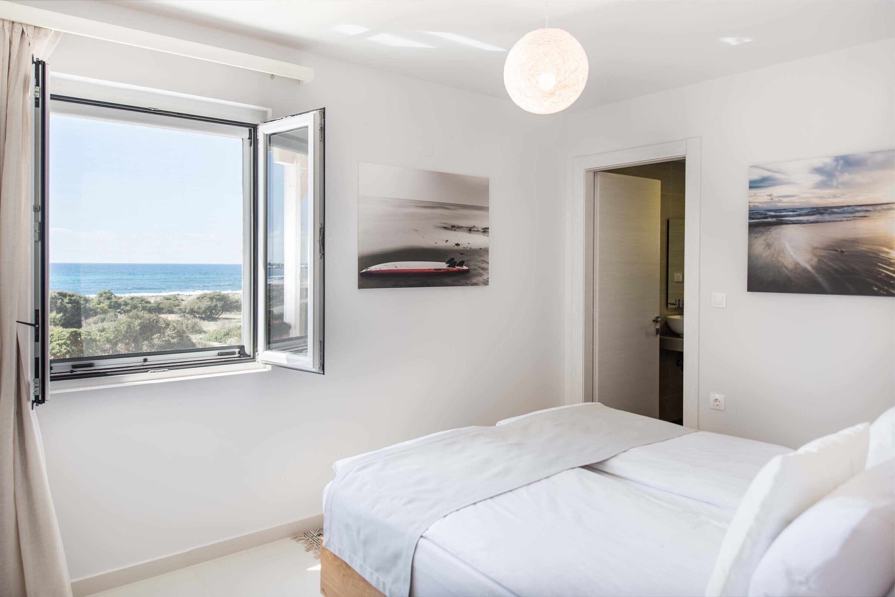 Casa Comfort, 2 camere da letto, vista mare | Vista dalla camera