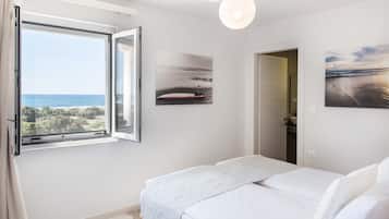 Casa Comfort, 2 camere da letto, vista mare | Vista dalla camera