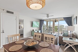 TV - Sunny 2BR Gulf-View Condo with Balcony & Beach Access | Magnolia House 302 (Destin)