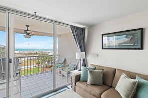 TV - Sunny 2BR Gulf-View Condo with Balcony & Beach Access | Magnolia House 302 (Destin)