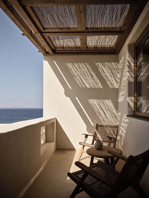 Aegean Room Sea View | Terrace/patio - Omeon Mykonos (Mykonos)