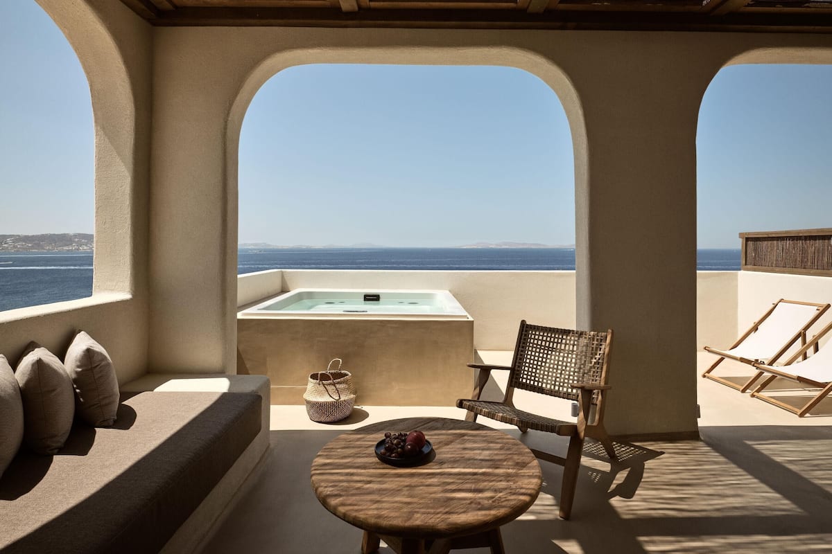 Pure Haven Sea View with Private Hot Tub | 1 bedroom, minibar, in-room safe, desk