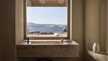 Aegean Room Sea View | Vista do quarto