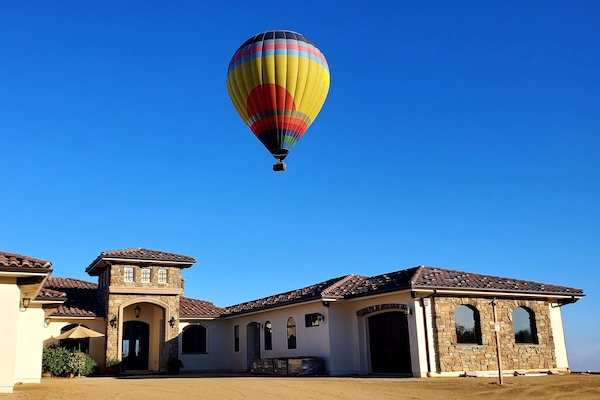 Several times throughout the year the Balloons fly directly over the Villa!