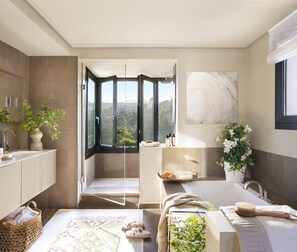 Kylpyamme, hiustenkuivaaja, pyyhkeet