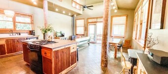 Unique Cypress cottage, close to Charlottesville with mountain views.