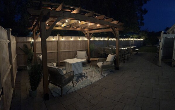 Outdoor dining - Classic Cape Cod Home with all of the upgrades & amenities! South Village Area! (Dennis)