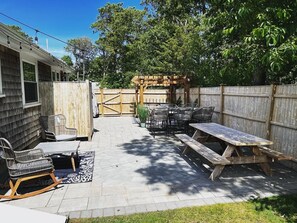 Outdoor dining - Classic Cape Cod Home with all of the upgrades & amenities! South Village Area! (Dennis)