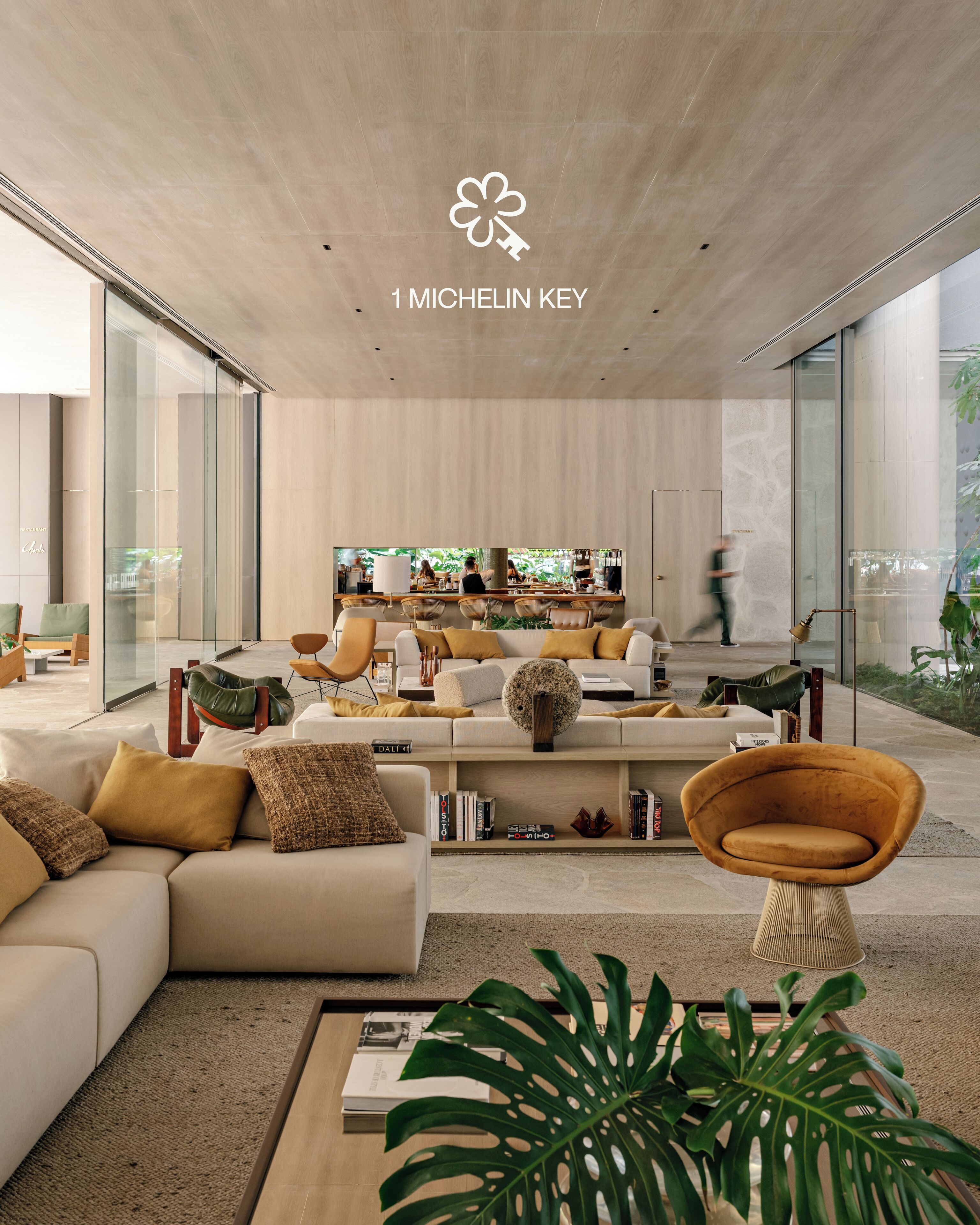 Sala de estar en el lobby