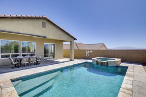 A heated pool - 'Casa Del Sol' - Cozy Oasis in Desert Hot Springs! (Desert Hot Springs)