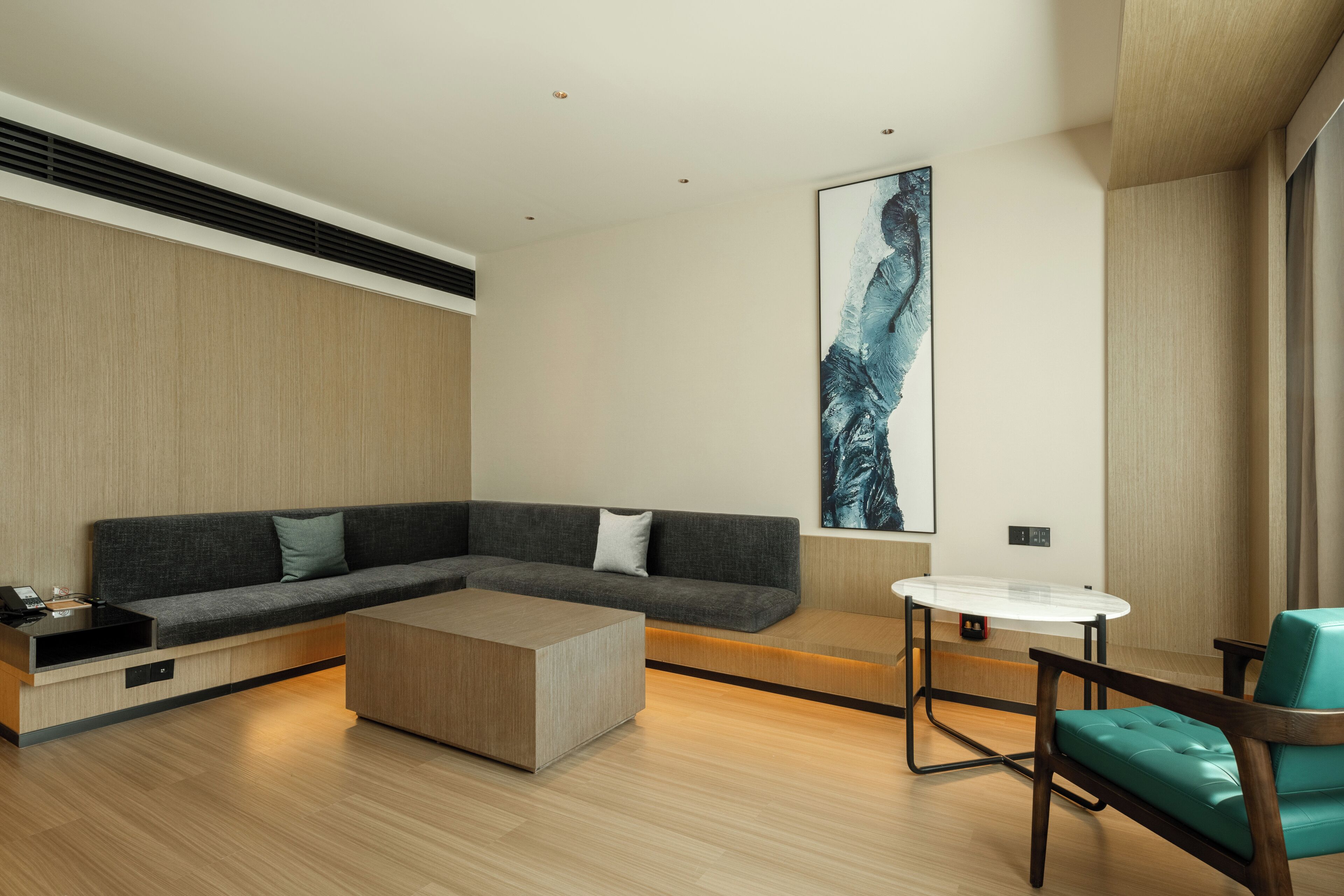 Family Suite, 2 Double Beds, City View | Down duvets, in-room safe, blackout curtains, soundproofing