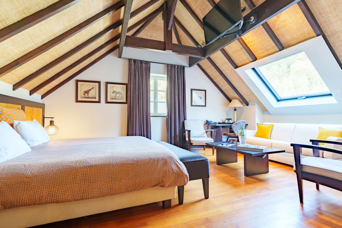 senior double room | 1 bedroom, premium bedding, minibar, in-room safe