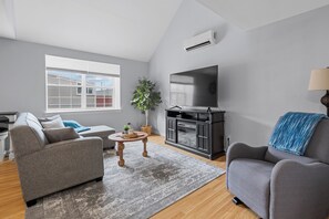 TV connectée, cheminée