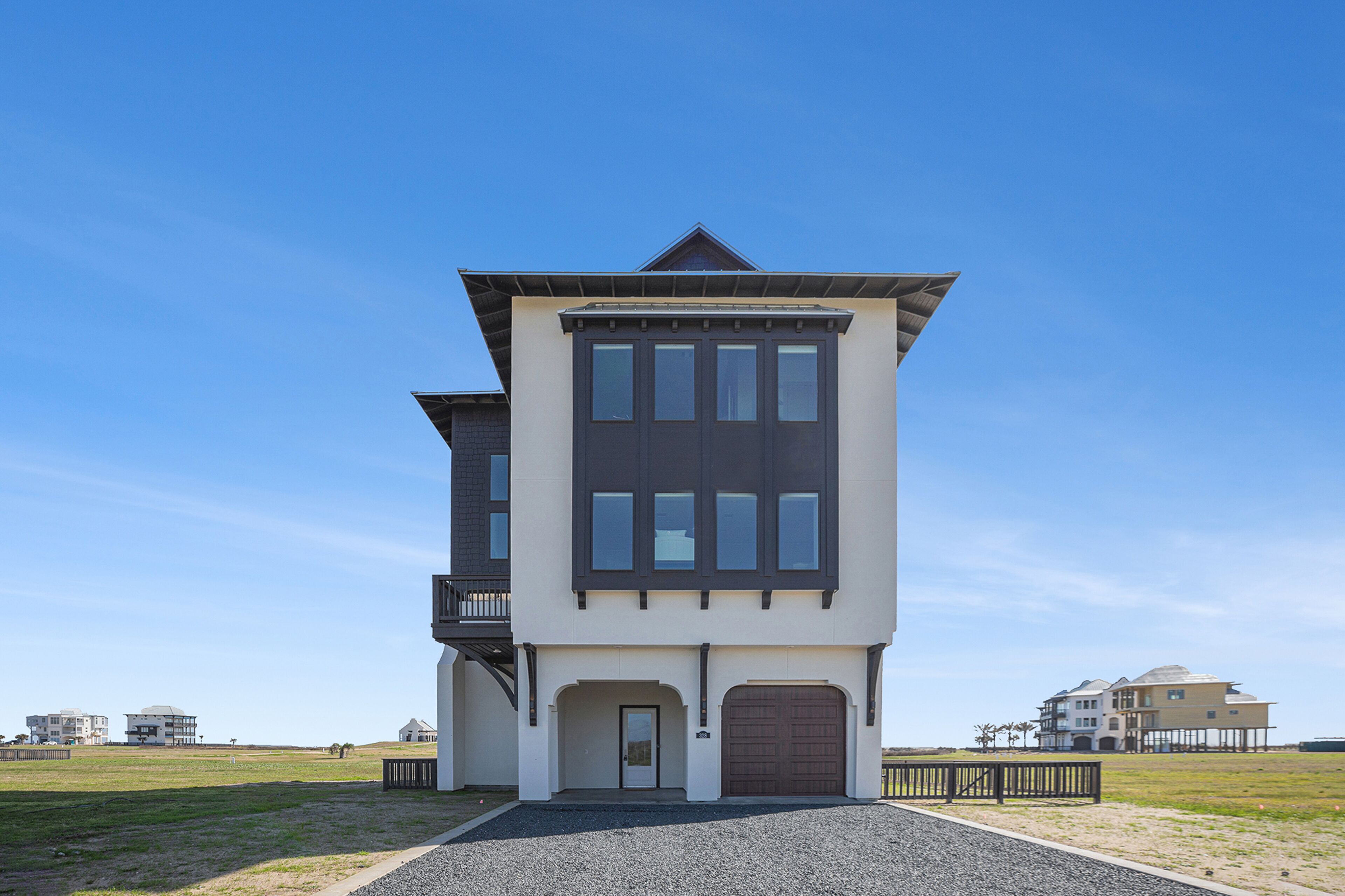 Brand-new beach house with on-site pool, gulf views, and private beach access