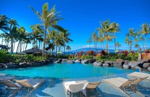 Outdoor pool - Hyatt Ka'anapali Beach Club, Full Kitchen, Access to Resort Amenities (Lahaina)
