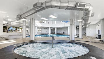 Indoor pool, a heated pool