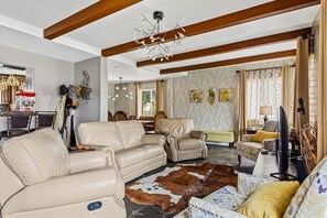 Smart TV, foosball, table tennis