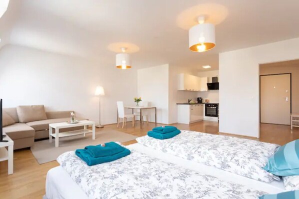 1 bedroom, free WiFi, bed sheets - Moderner Comfort | LF38 (Wien)