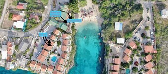 Lagoon Beach Resort 2 bed/2 bath with huge covered balcony and beach access