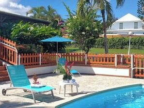 Outdoor pool - La Marmite Kréyol "Bungalow Jade (Sainte-Rose)