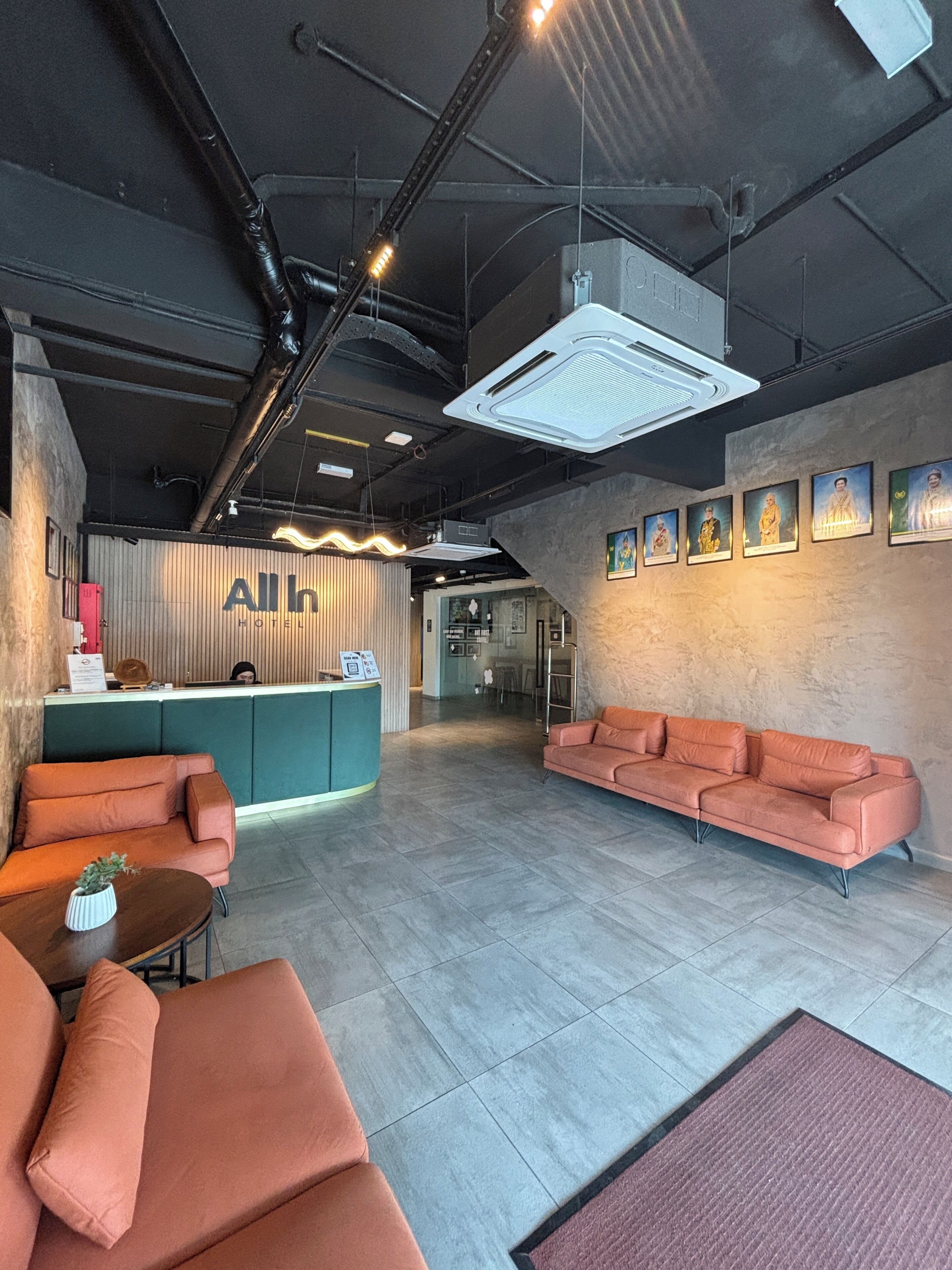 Lobby sitting area