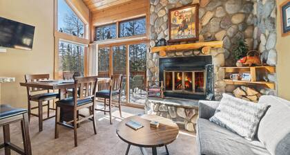 Ski in/out at Lutsen Mountains. Family-sized base camp, on the trails in Lutsen!