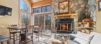 Ski in/out at Lutsen Mountains. Family-sized base camp, on the trails in Lutsen!