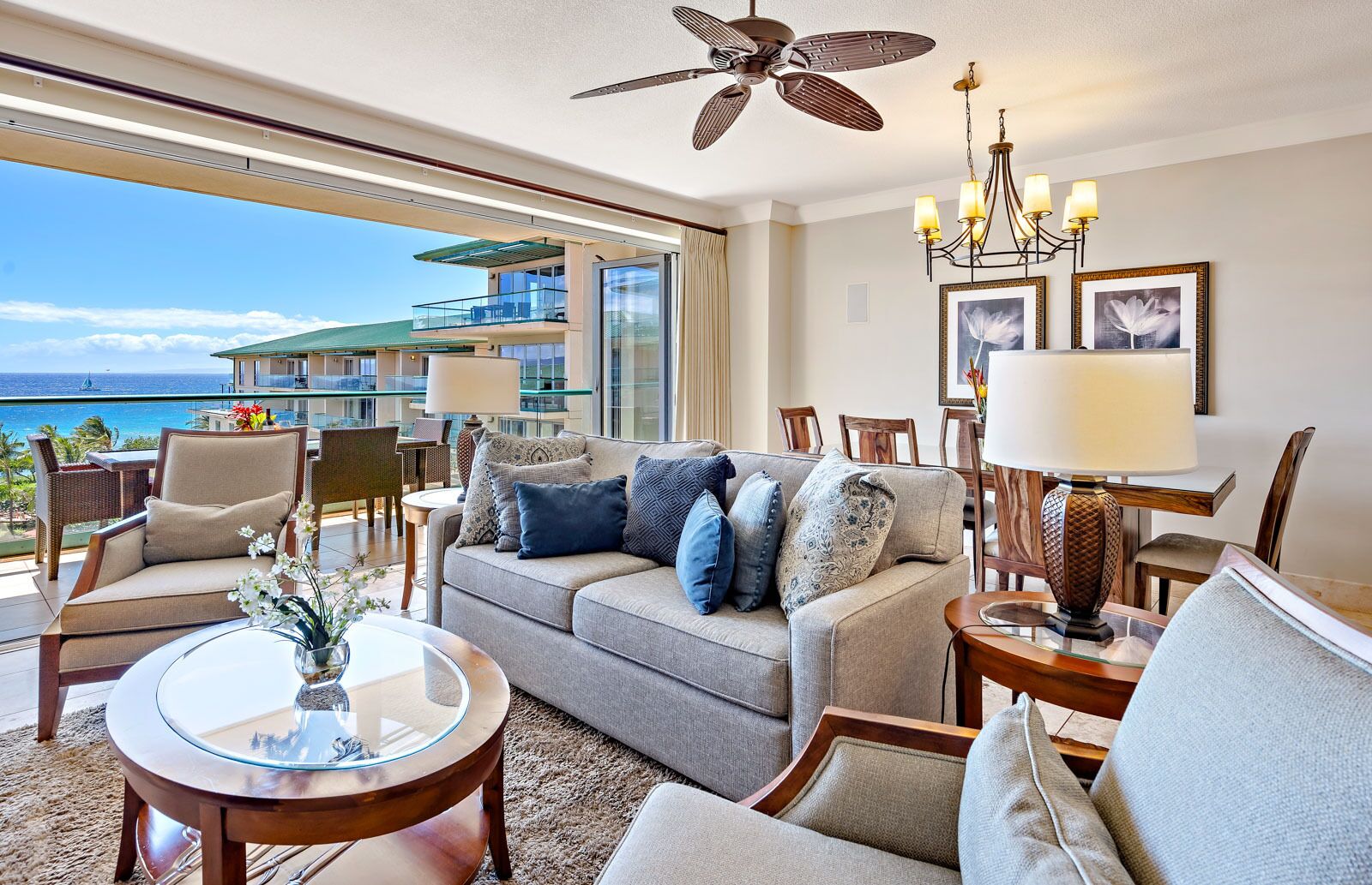 TV, DVD player, stereo