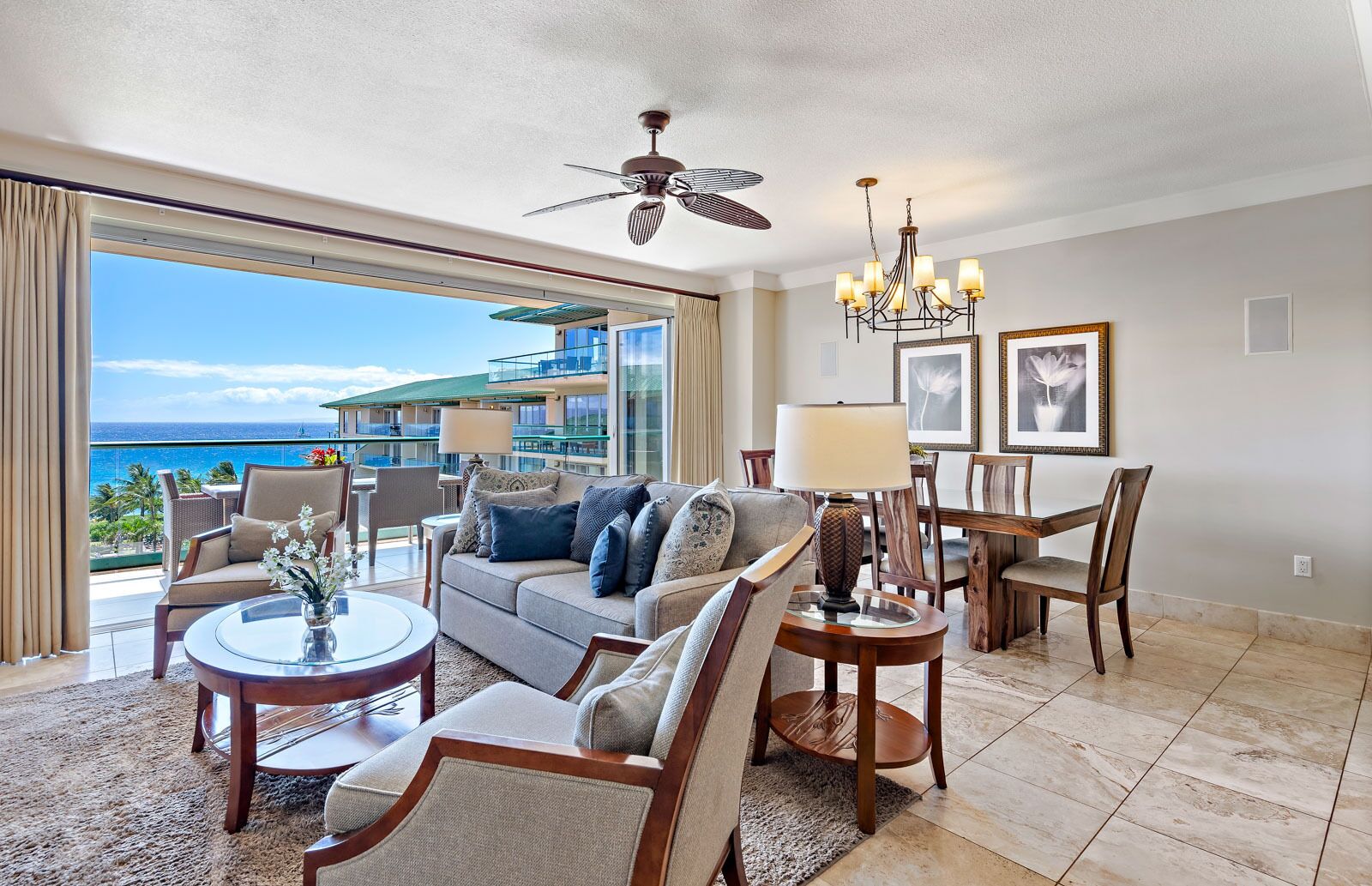 TV, DVD player, stereo