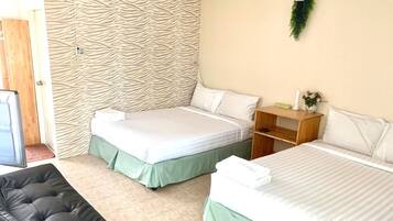 Free WiFi, bed sheets