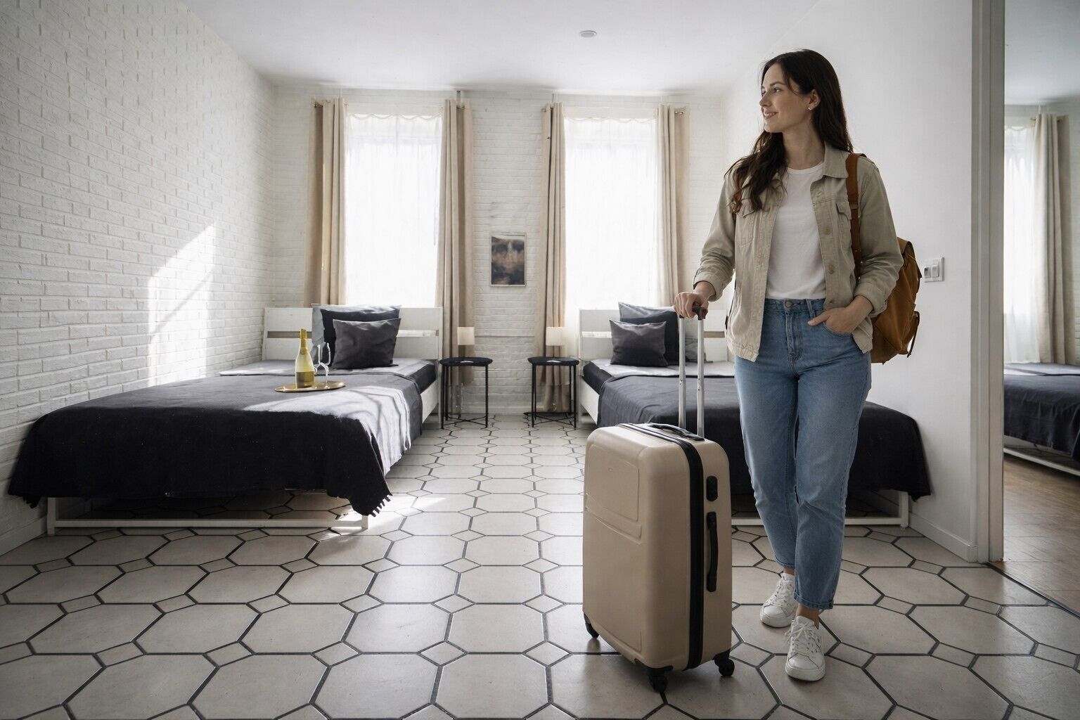 1 Schlafzimmer, kostenloses WLAN, Bettwäsche