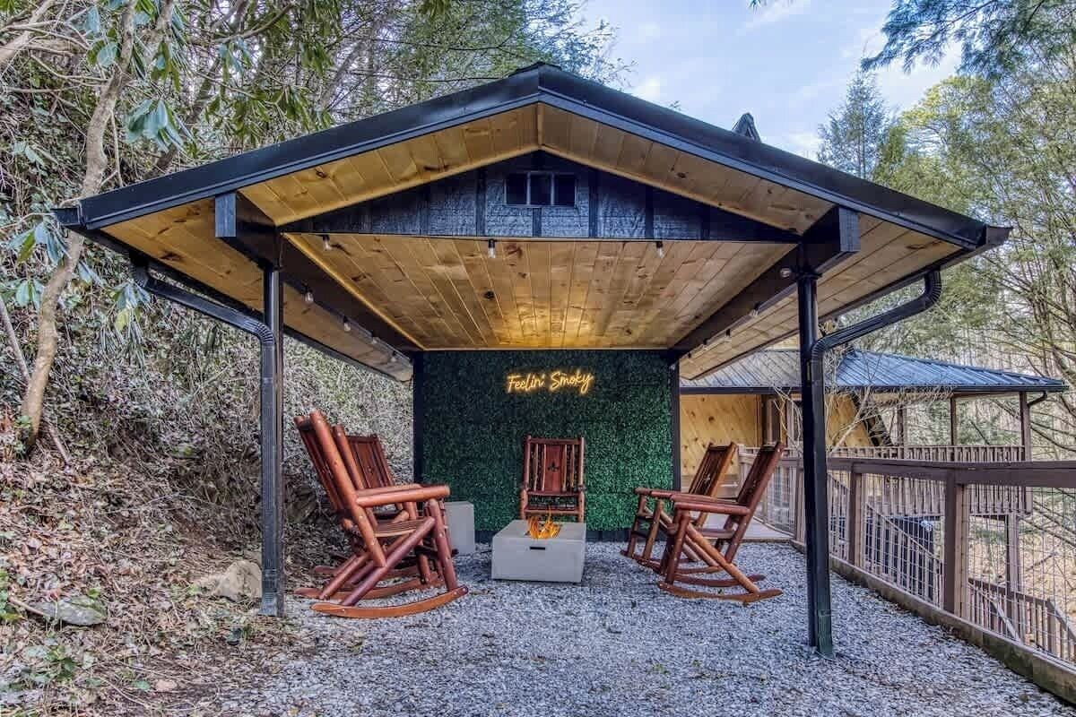 Photo 52 of Charming A-Frame | Fenced Yard & Wraparound Deck