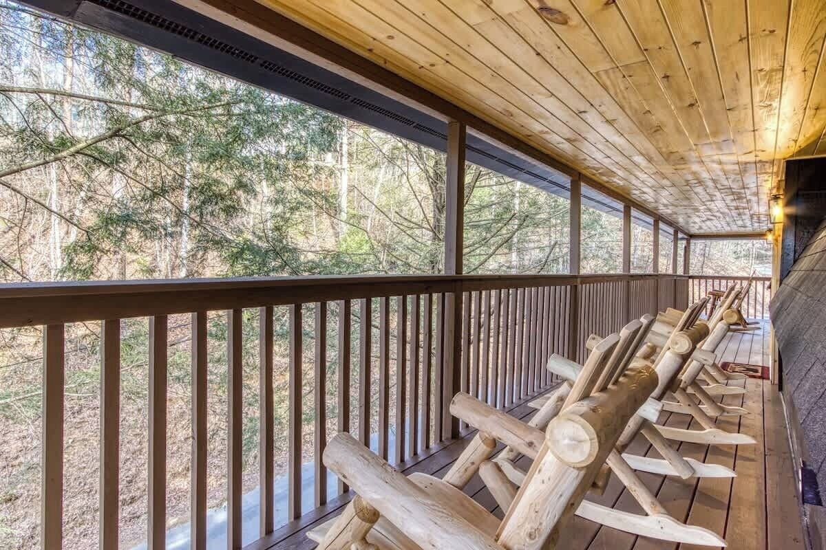 Photo 55 of Charming A-Frame | Fenced Yard & Wraparound Deck