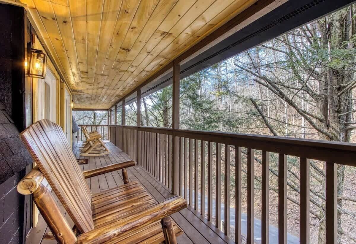 Photo 63 of Charming A-Frame | Fenced Yard & Wraparound Deck