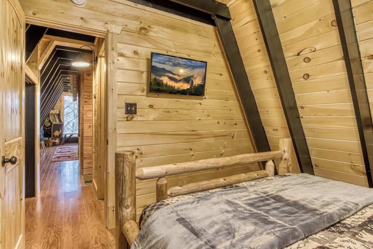Photo 81 of Charming A-Frame | Fenced Yard & Wraparound Deck