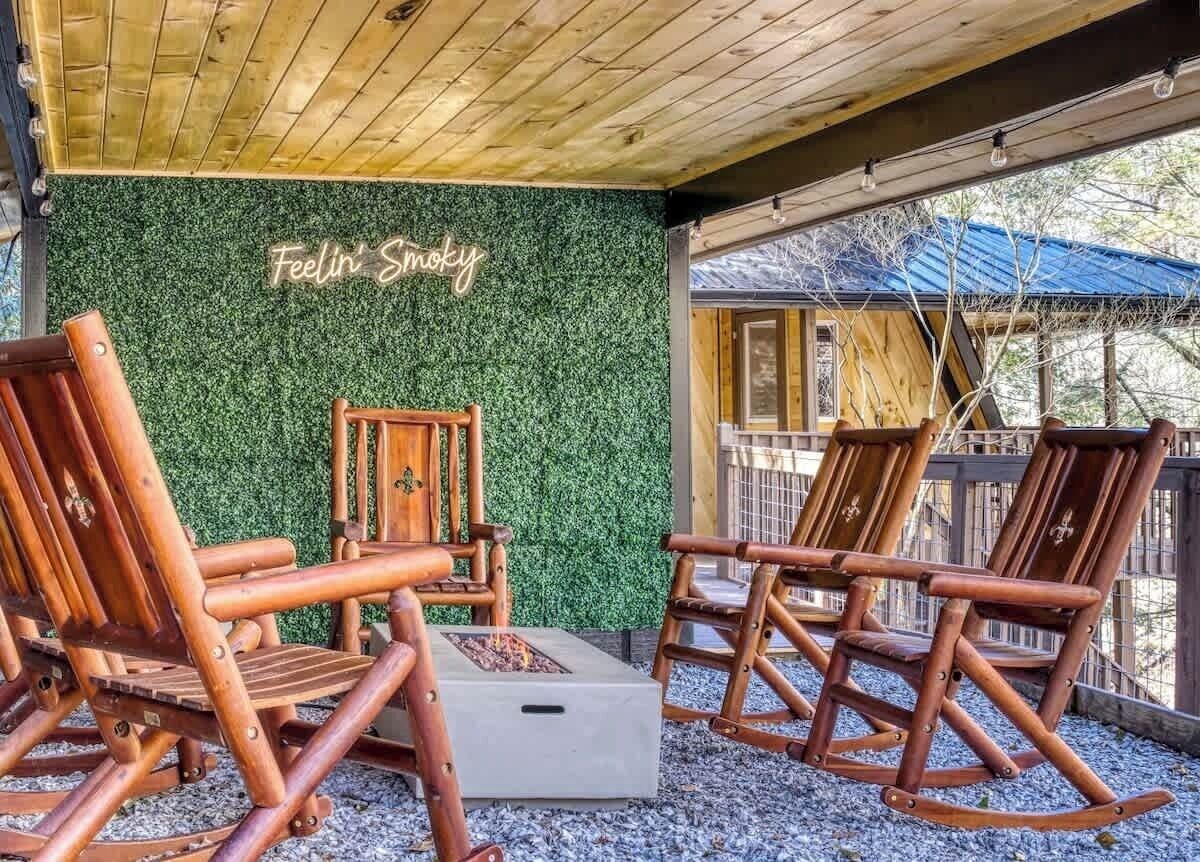 Photo 46 of Charming A-Frame | Fenced Yard & Wraparound Deck
