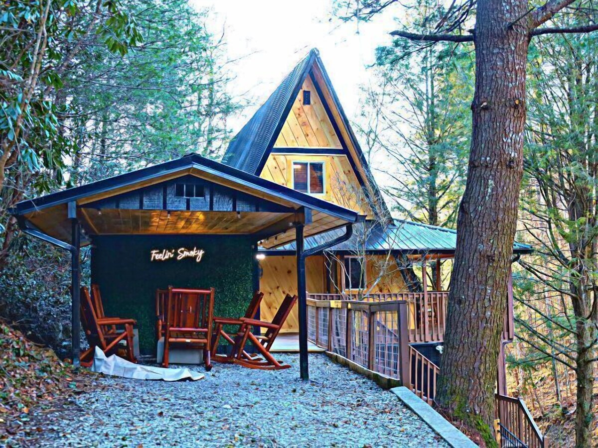 Photo 44 of Charming A-Frame | Fenced Yard & Wraparound Deck