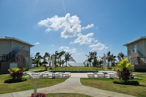View from the living room and outside deck