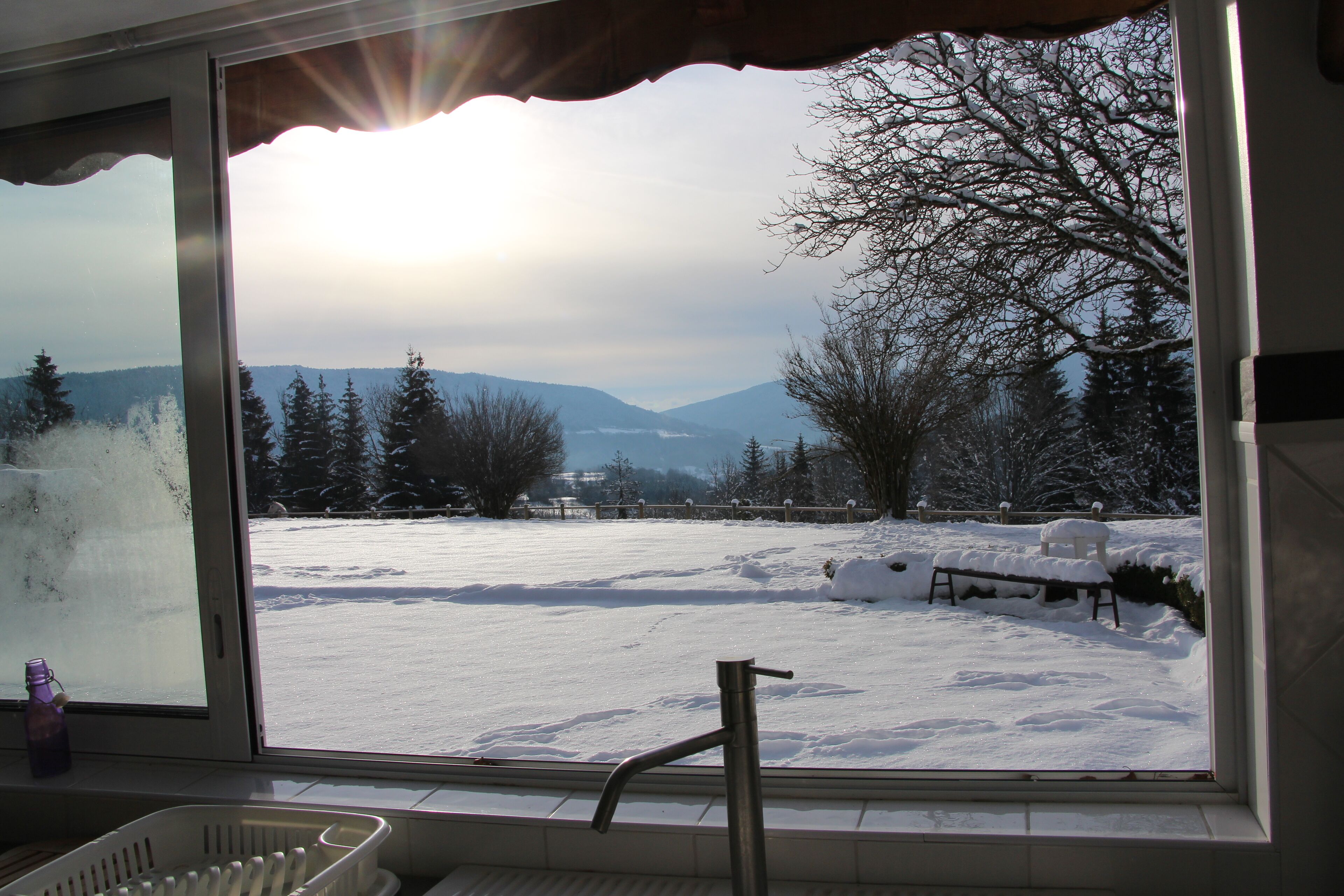 le beau panorama de la cuisine