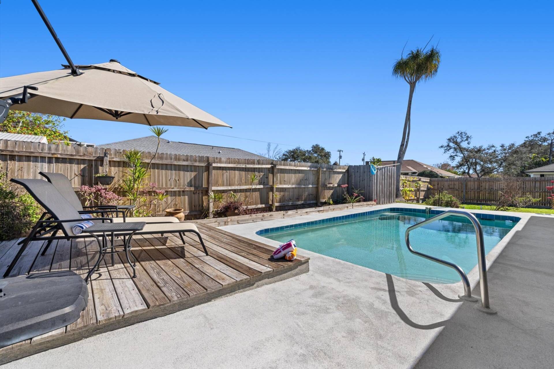 Newly renovated kitchen, heated pool, WiFi, and two screened porches.