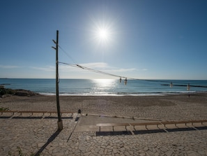 On the beach