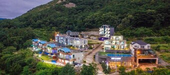 Heart Blue Road Town Pension