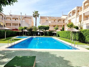 Pool - Apt with garden & beach (Torrevieja)